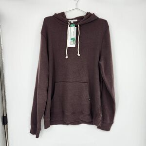 Threads 4 Thought Brown Large Rory 2.0 Fleece Hoodie‎ NWT